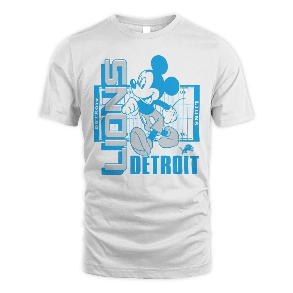 Detroit Lions Mickey Field T_Shirt